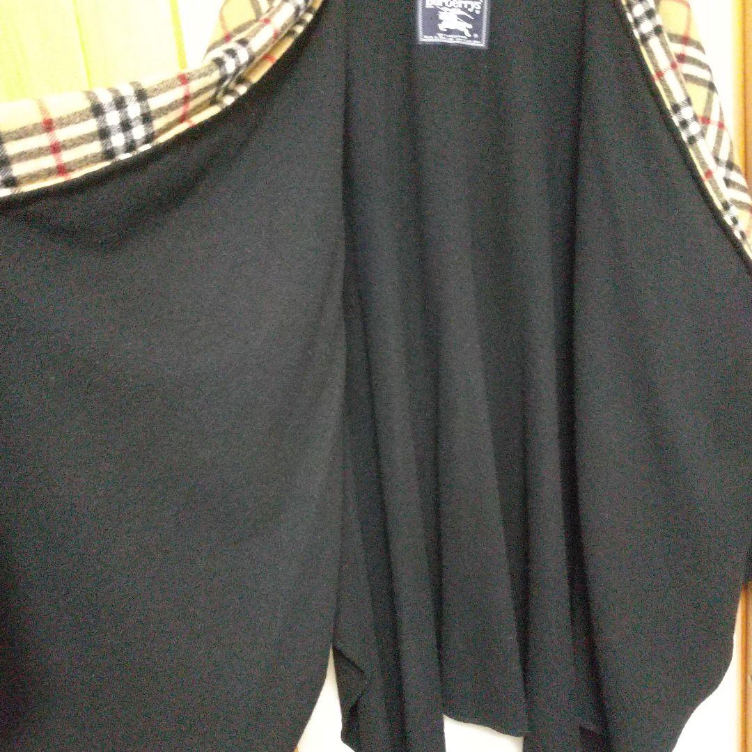 【バーバリー】 ノバチェック ケープコート