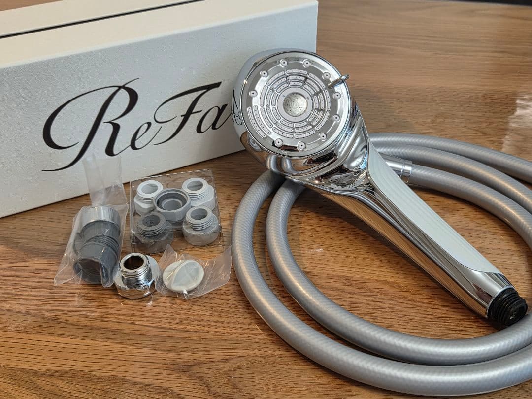 ReFa リファ ファインバブル U+ ホワイト 止水モデル ホース1.5m付き