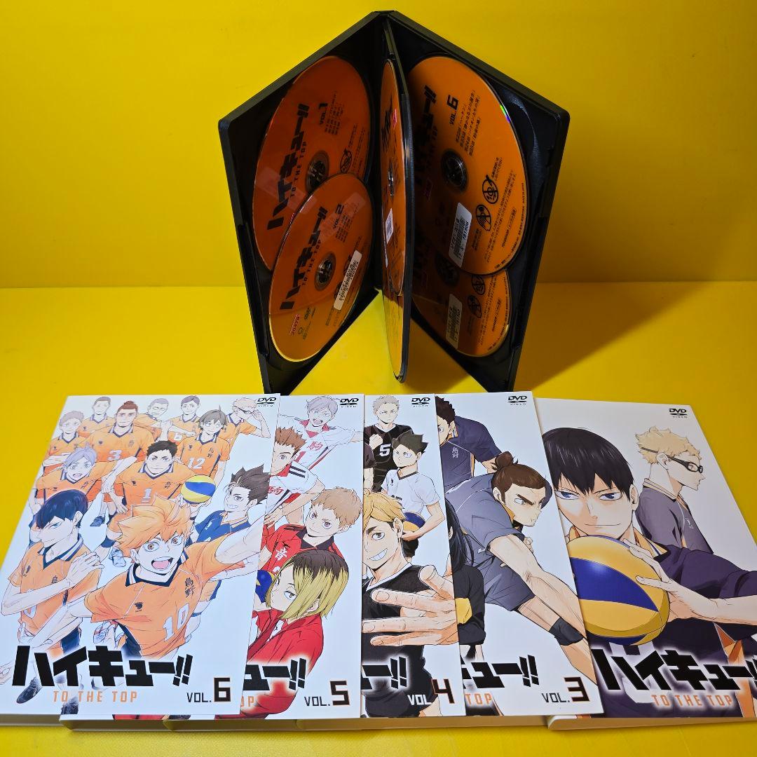 新品ケース交換済　ハイキュー‼︎ 4期 TO THE TOP DVD全6巻セッ
