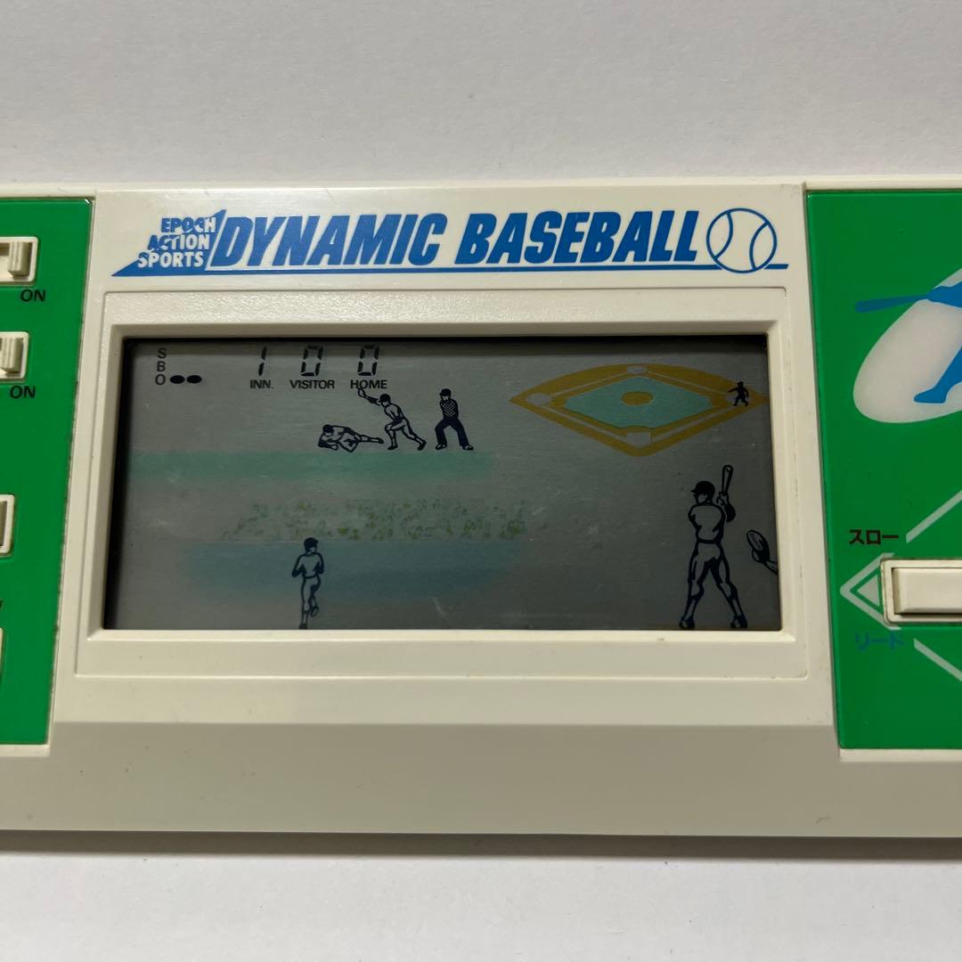 昭和レトロ　ダイナミックベースボール　エポック　1984年　ゲームウォッチ