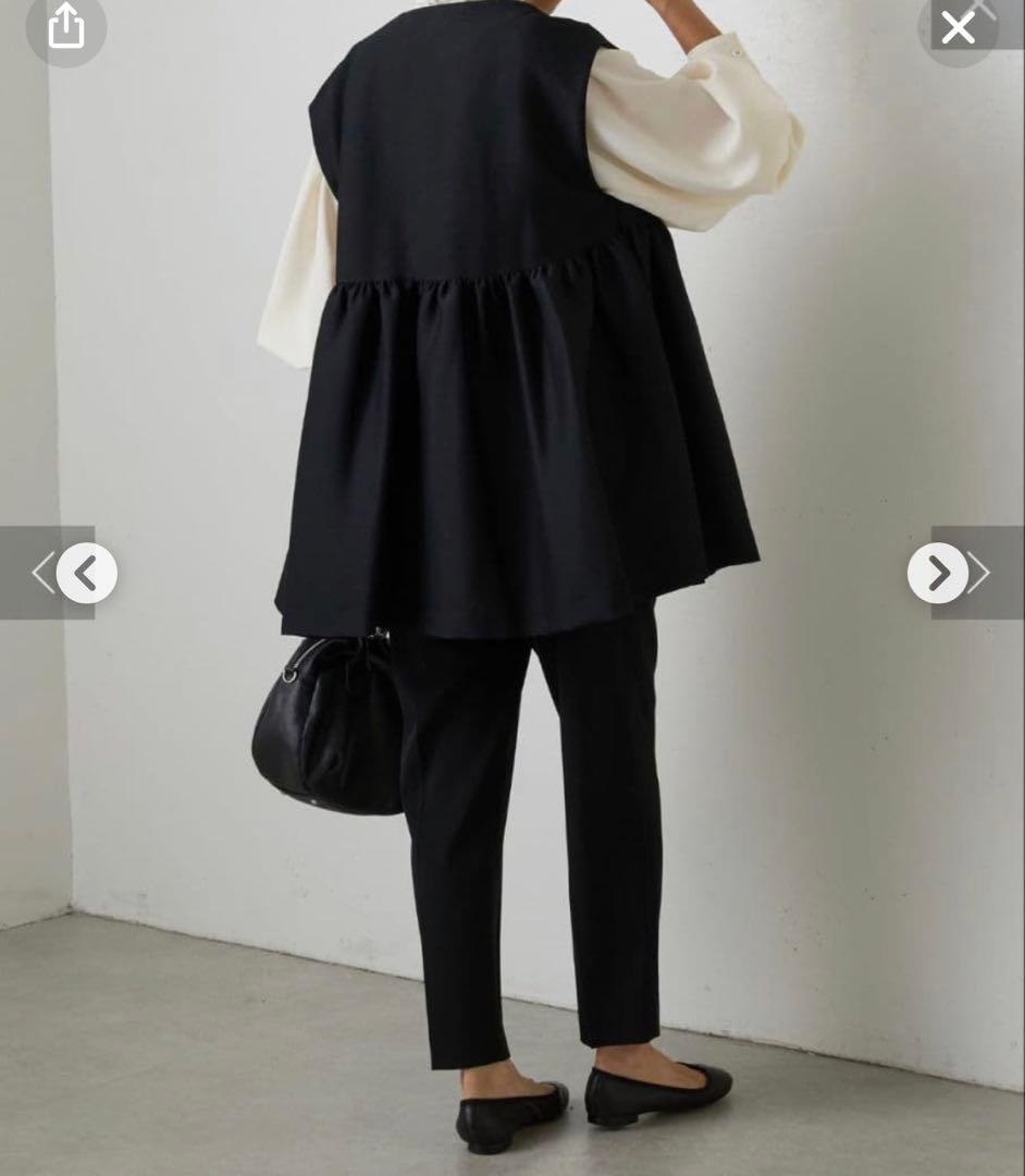 《3点セット》BEARDSLEY ビアズリー　シガレットパンツ　ジレ　ブラウス