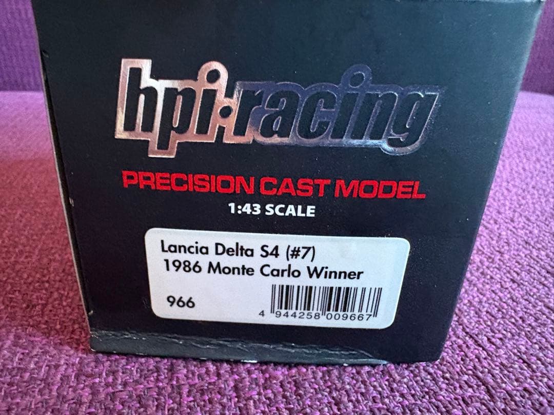 hpi 1/43 ランチア デルタS4 #7 1986モンテカルロウィナー