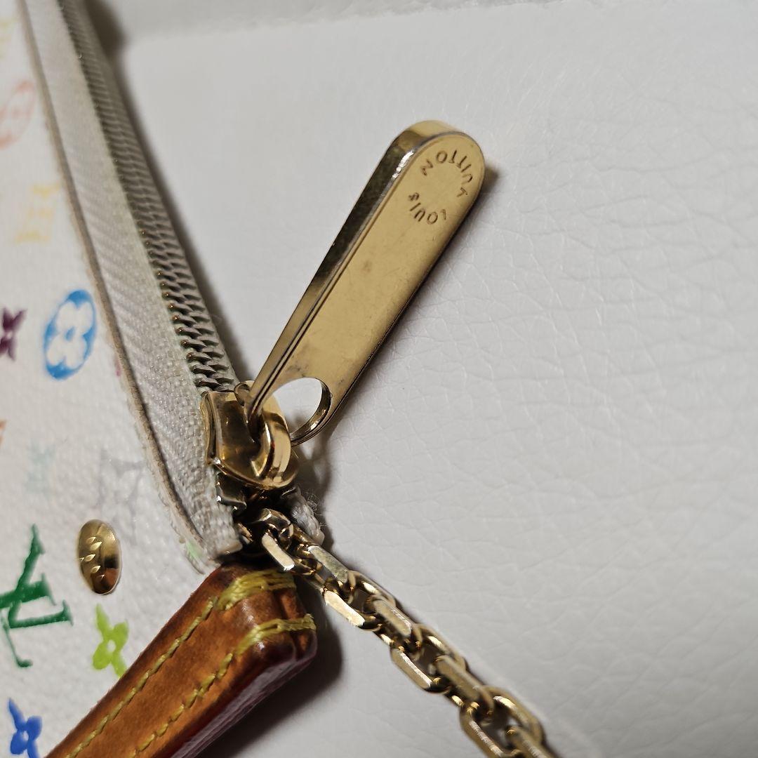 LOUIS VUITTON マルチカラー ポシェット・クレ キーケース ブロン