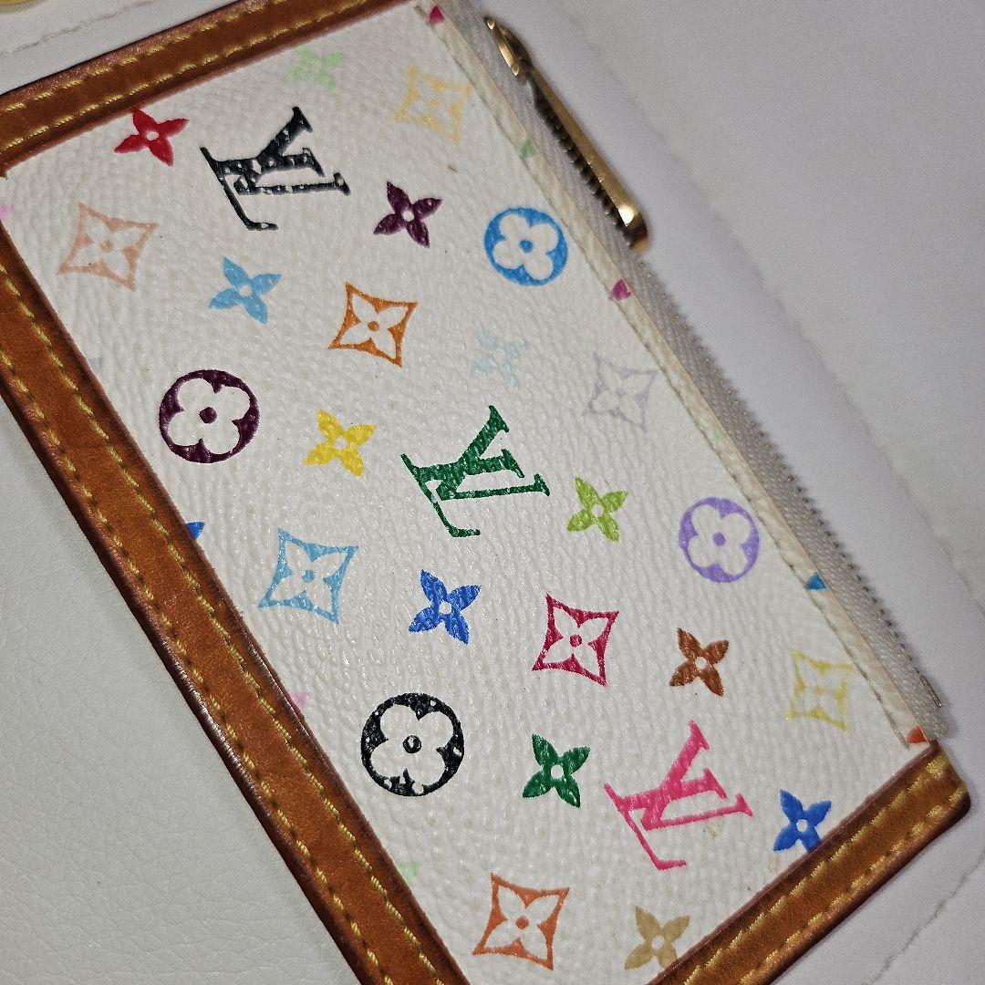 LOUIS VUITTON マルチカラー ポシェット・クレ キーケース ブロン