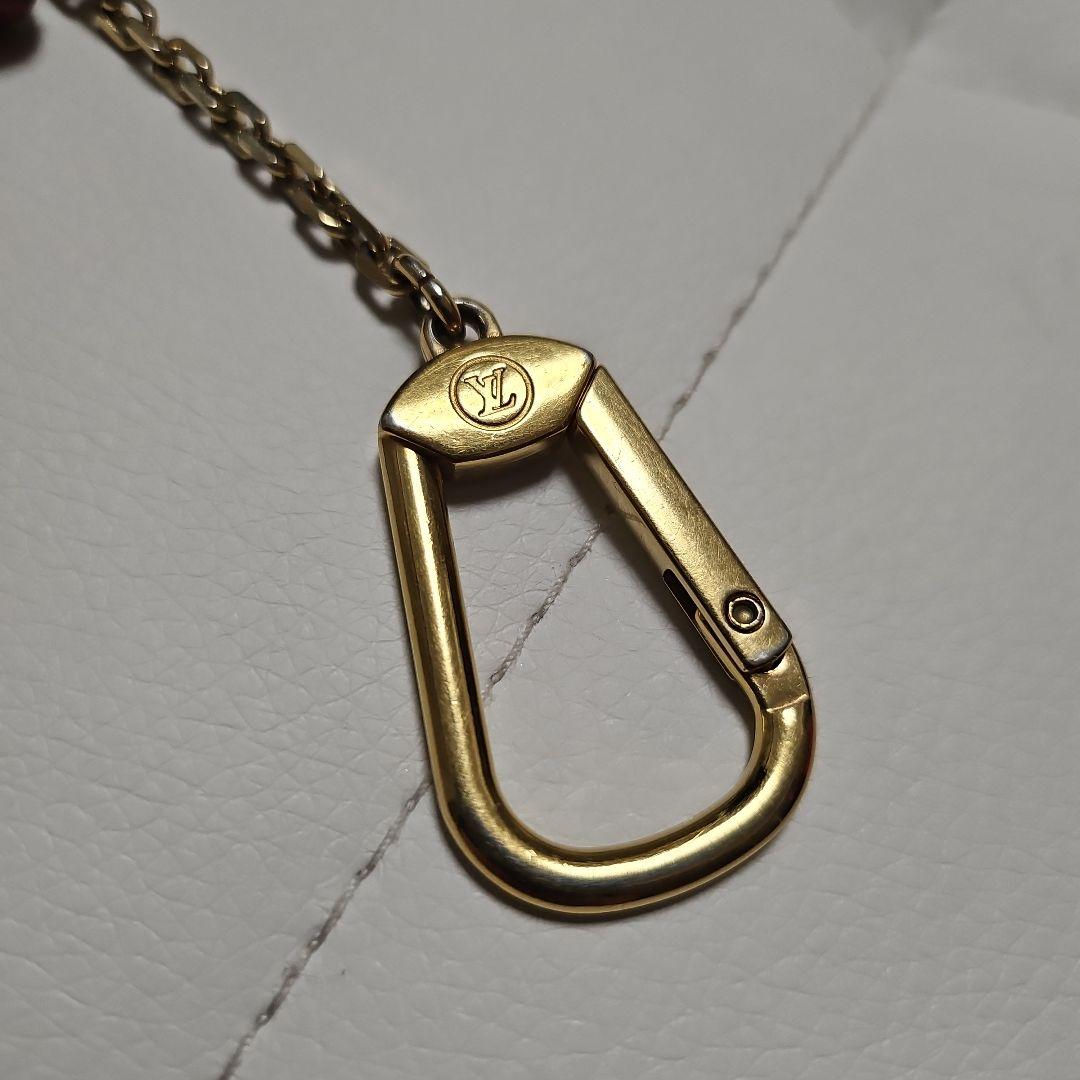 LOUIS VUITTON マルチカラー ポシェット・クレ キーケース ブロン