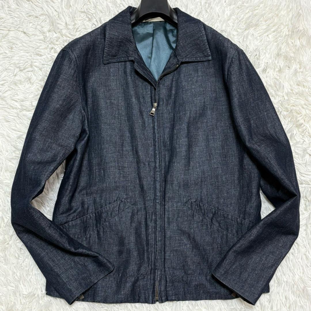 極美品 希少L ポールスミスコレクション デニムジャケット 派手裏地 インディゴ
