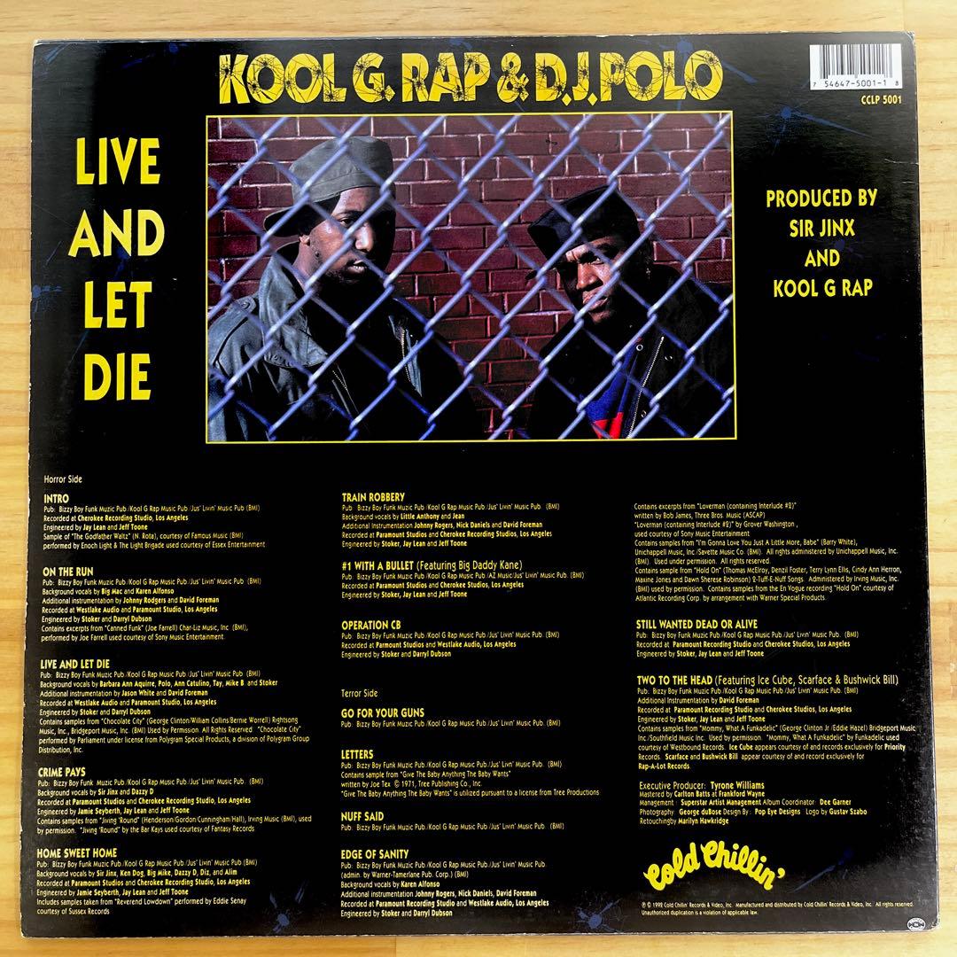 KOOL G RAP &DJ POLO “LIVE AND LET DI “
