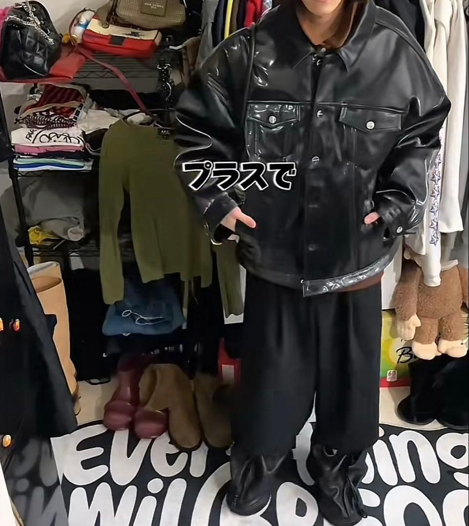 MarcJacobs リフレクティブ トラッカージャケット コーティング メンズ