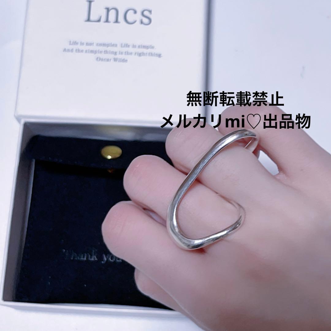 値下げ中/lncs ダブルフィンガー リング シルバー925