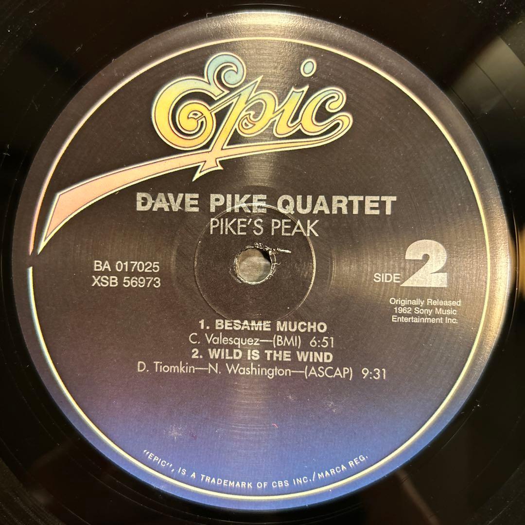 Dave Pike Quartet Pike's Peak 180g重量盤LP