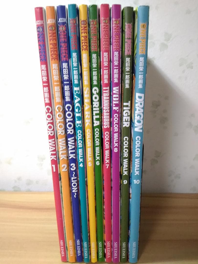 付録完備 尾田栄一郎画集COLOR WALK10冊 ワンピースONE PIECE