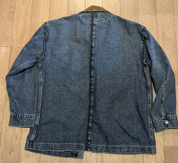 入手困難 GU UNDERCOVER デニムカバーオールジャケット L ブル