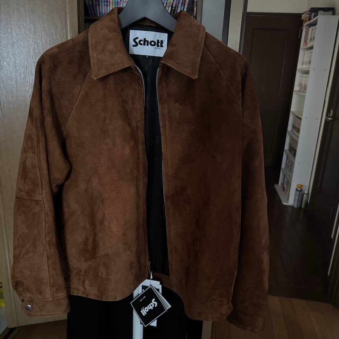 BEAUTY&YOUTH Schott スウェード ジャケット レザー　M