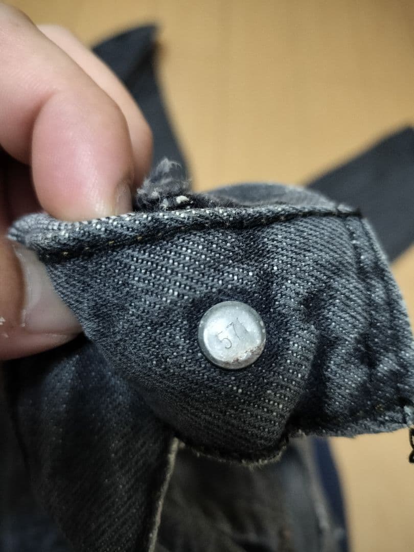 90’s USA製 Levi’s 501-0658 先染め ブラック W32