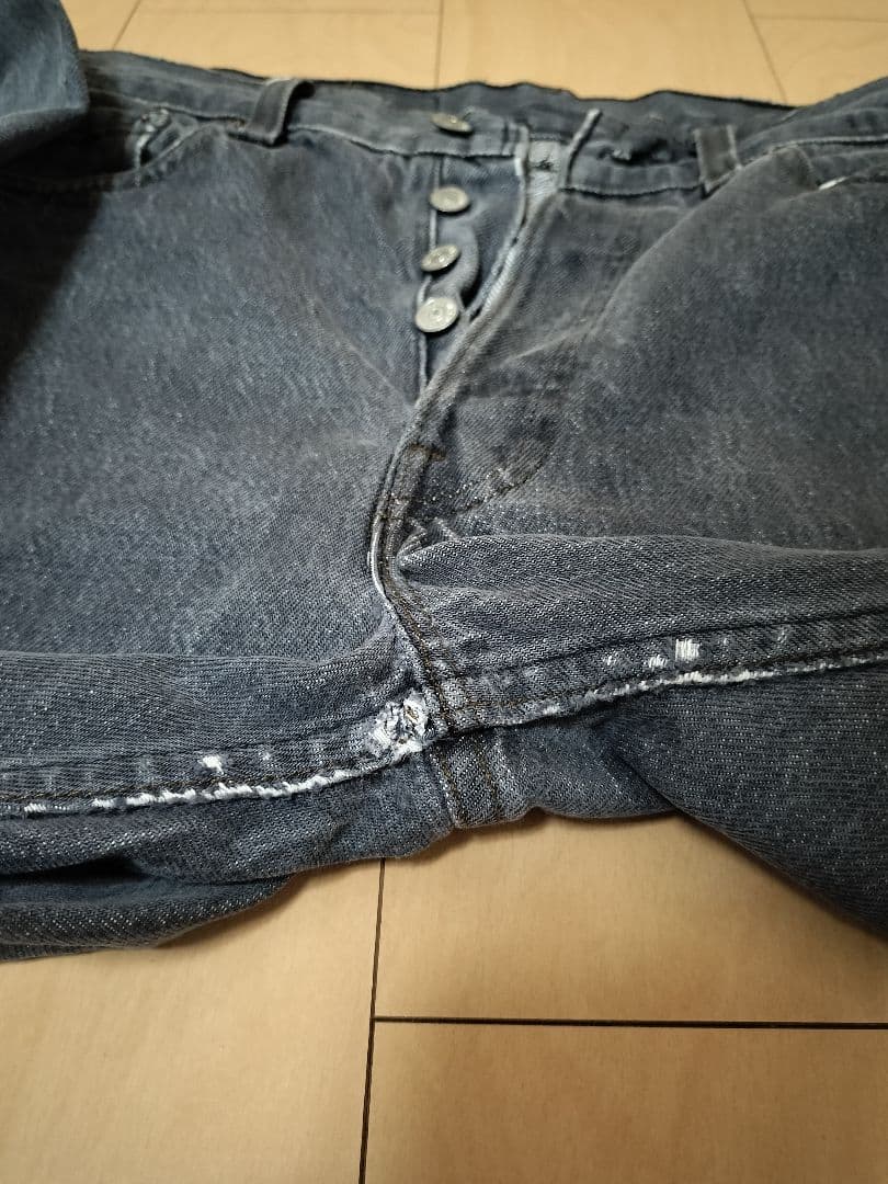 90’s USA製 Levi’s 501-0658 先染め ブラック W32