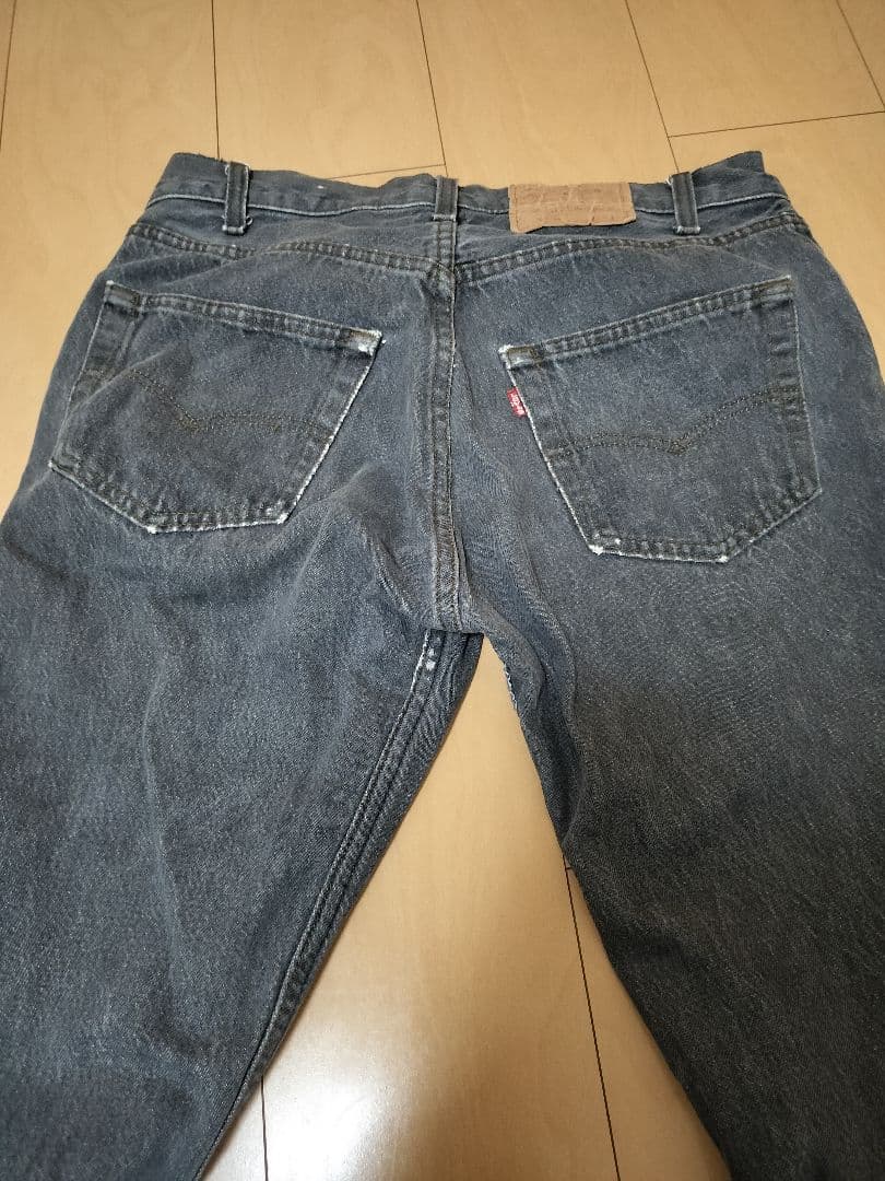 90’s USA製 Levi’s 501-0658 先染め ブラック W32