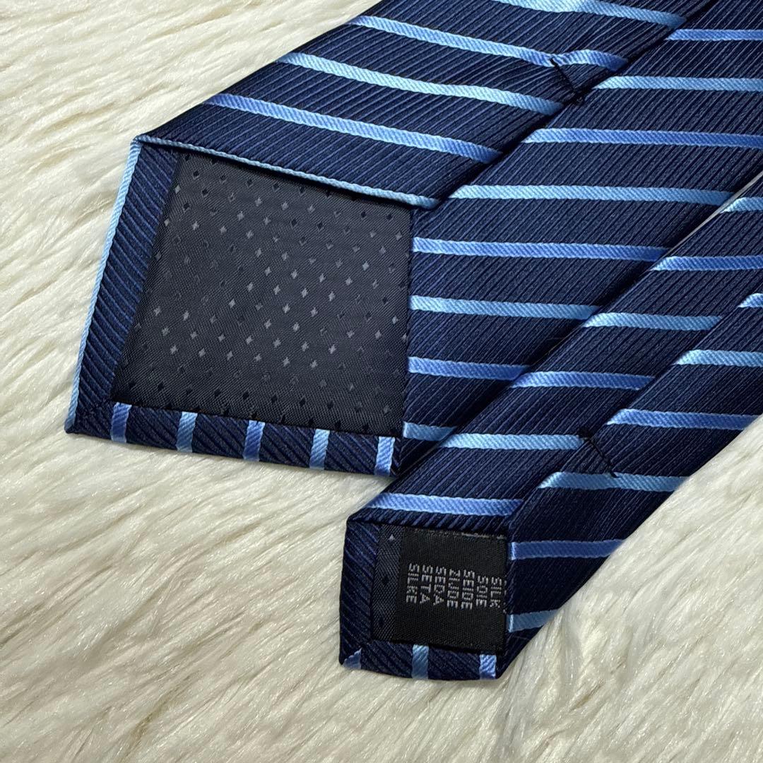 【未使用品】Paul Smith ネクタイ　高級シルク　ブルー