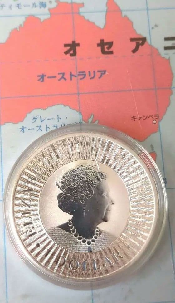 【パティ】2022年製オーストラリアカンガルー銀貨　1オンス