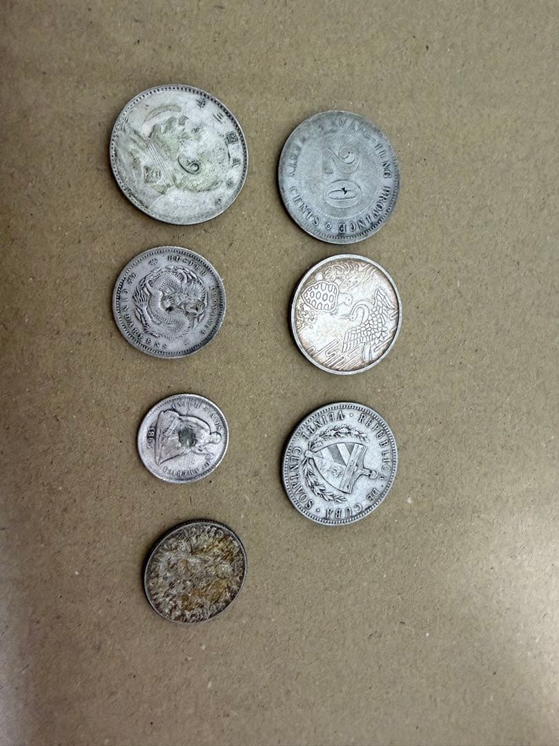 m*a様 外国の銀貨・　まとめて7点　資産になるかも