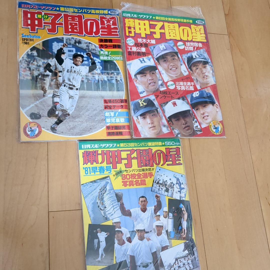 輝け甲子園の星　1981年春夏高校野球号