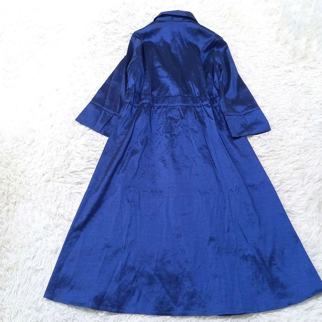 ●美品●　AMARPHIE　アマルフィ　シャツコート　ロング　ドレス　ワンピース
