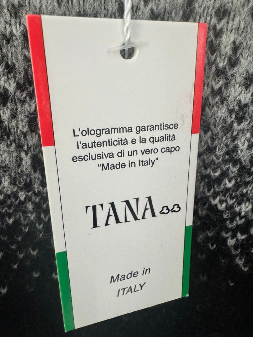 【イタリア製】TANA ウール混 カットオフジレ ベスト Fサイズ