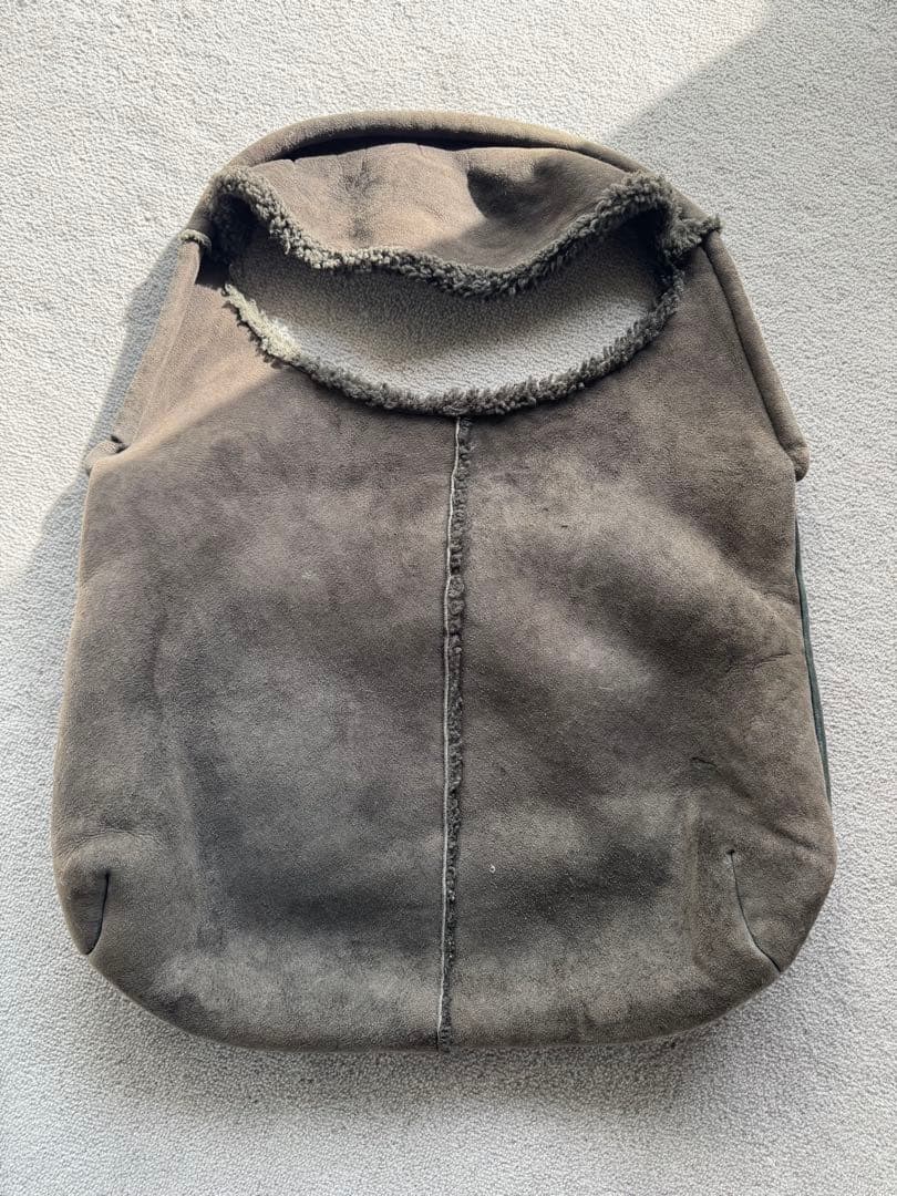 MaisonMartinMargielaマルジェラ レザー＆ムートンバッグ