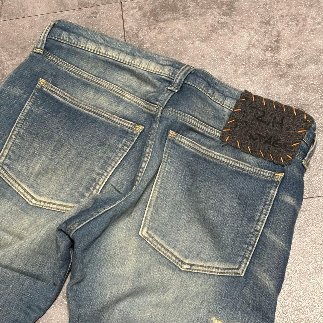 ”R.H.VINTAGE　ロンハーマンヴィンテージ　デニムスウェットパンツ