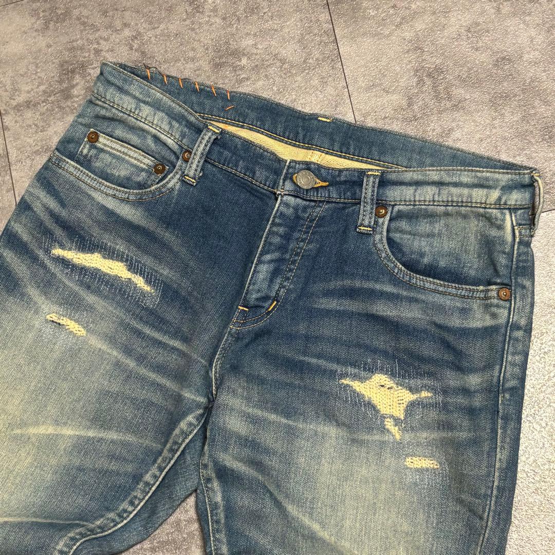 ”R.H.VINTAGE　ロンハーマンヴィンテージ　デニムスウェットパンツ