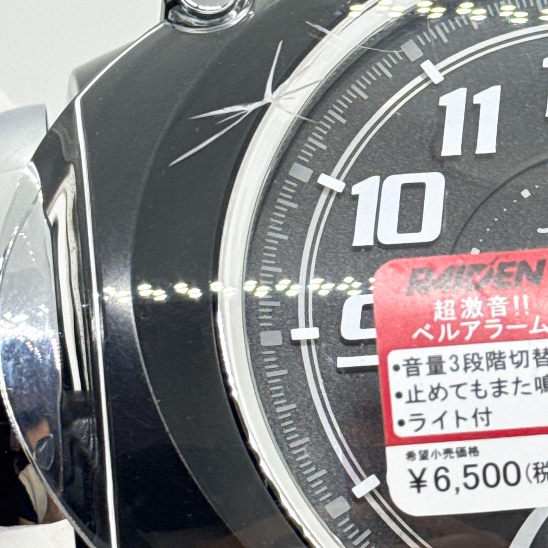 【店頭展示品】SEIKOセイコー大音量目覚まし時計 スーパーライデンNR438K
