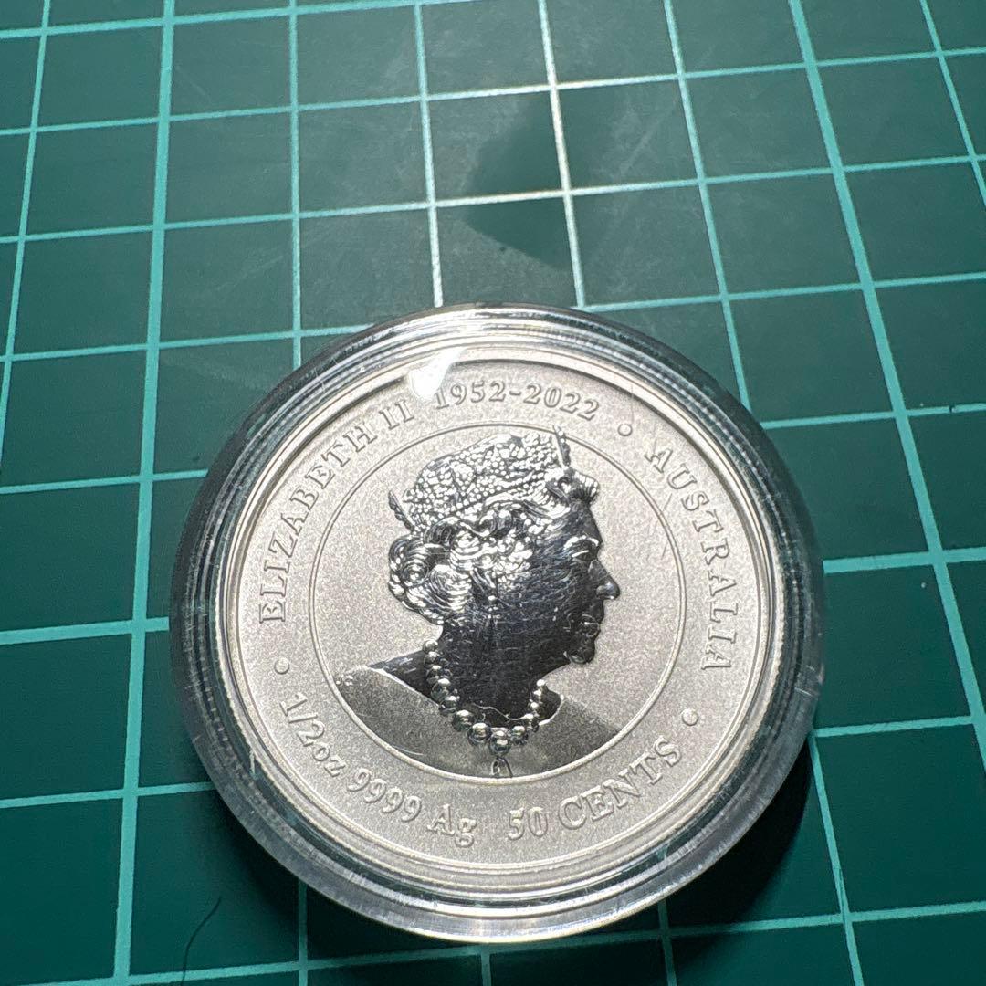 2024年 ドラゴン 50セント銀貨(1/2オンス)
