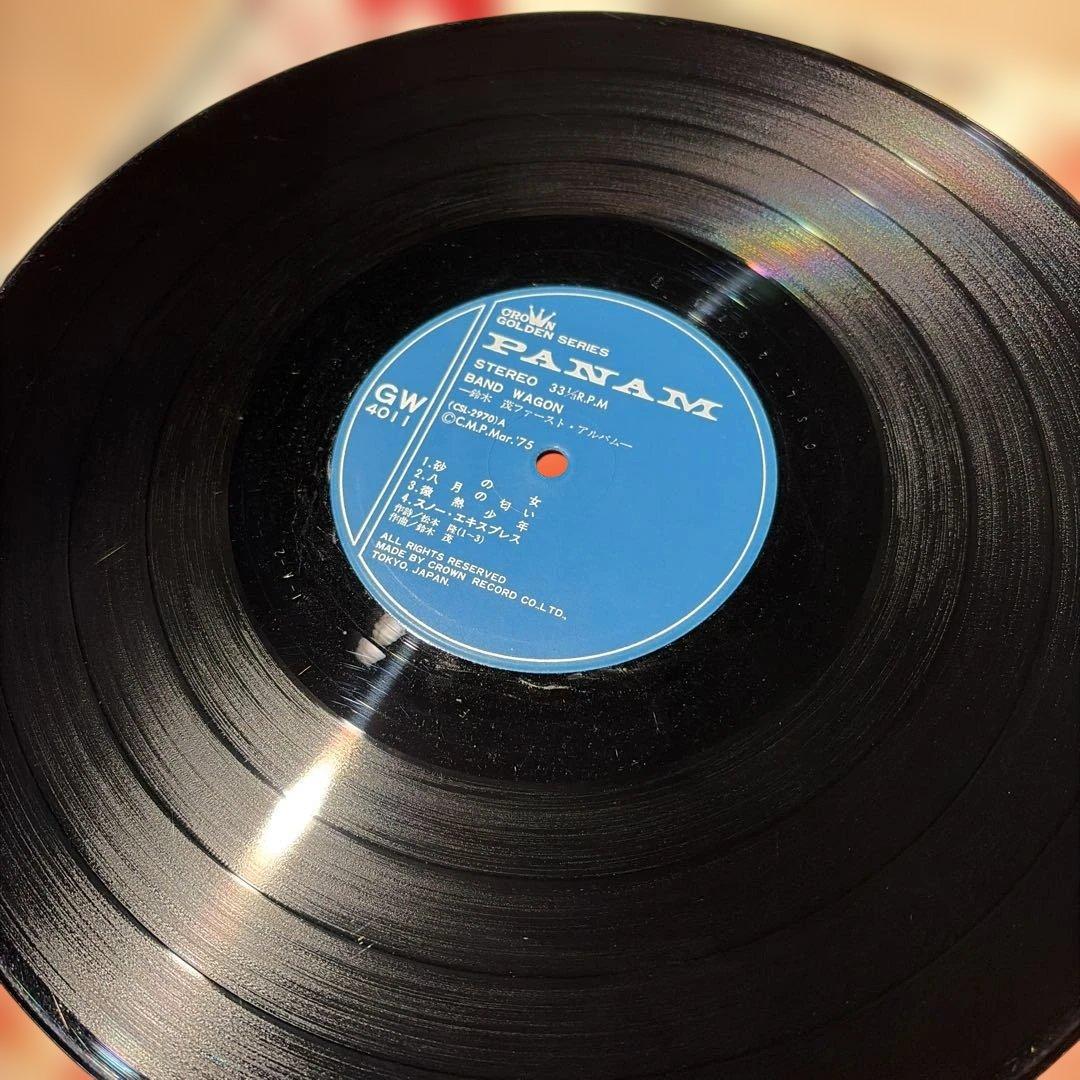[レコード] 鈴木茂　バンドワゴン　BAND WAGON LP