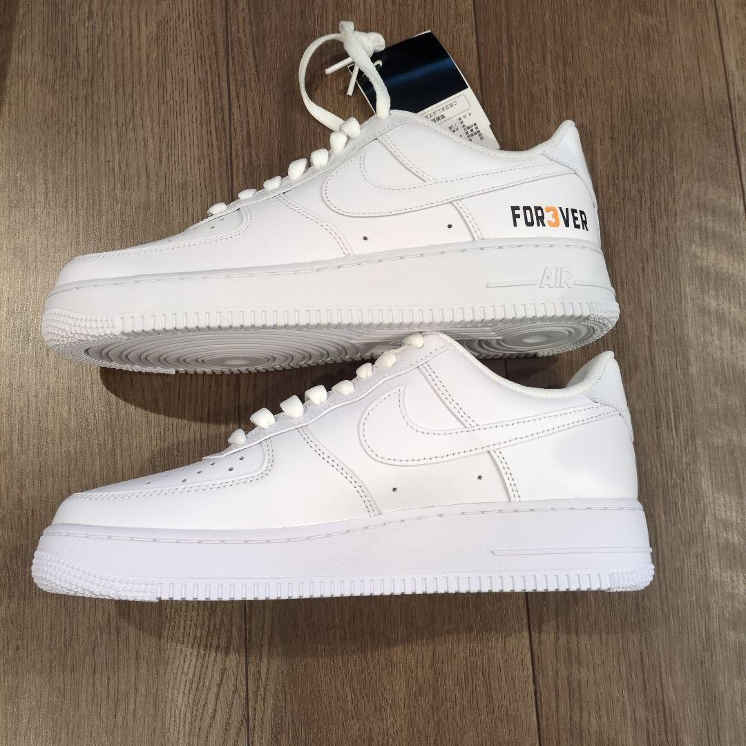 【限定】NIKE エアフォース1 白 長嶋茂雄モチーフ