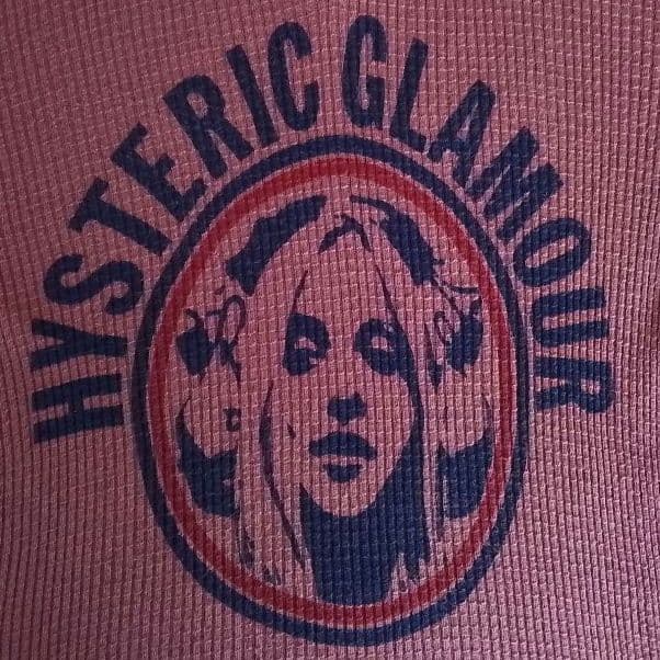 Hysteric Glamour 00s リブ パーカー 薄手 ※難あり