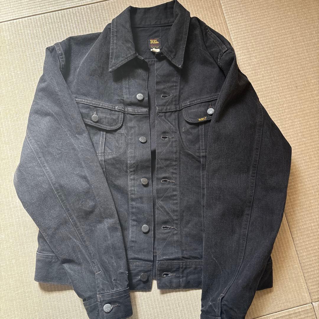 RRL ブラック デニムジャケット Mサイズ