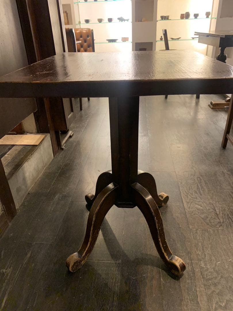 お買い得商品☆家具職人にオーダーした輸入カフェテーブル　☆在庫3台
