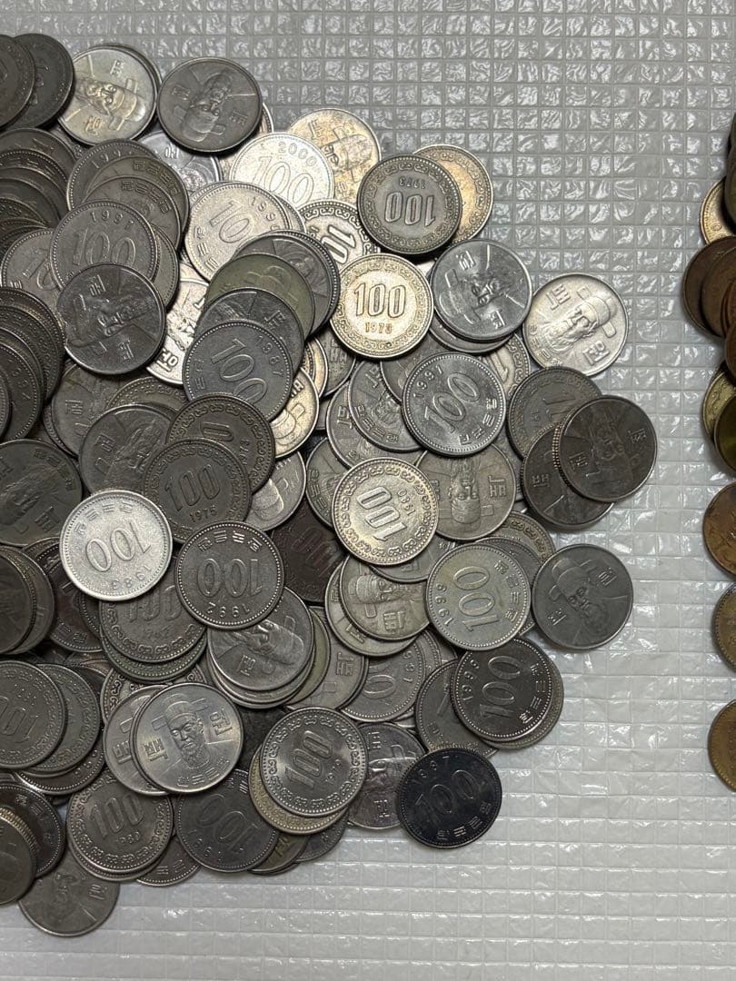 古銭　外国硬貨　韓国　韓国ウォン　韓国硬貨　500 100 10ウォン