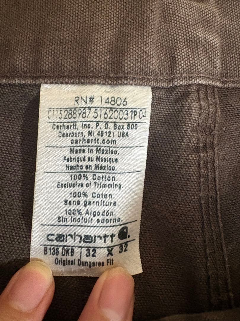 Carhartt カーハート　ダブルニーペインターパンツ　ブラウン