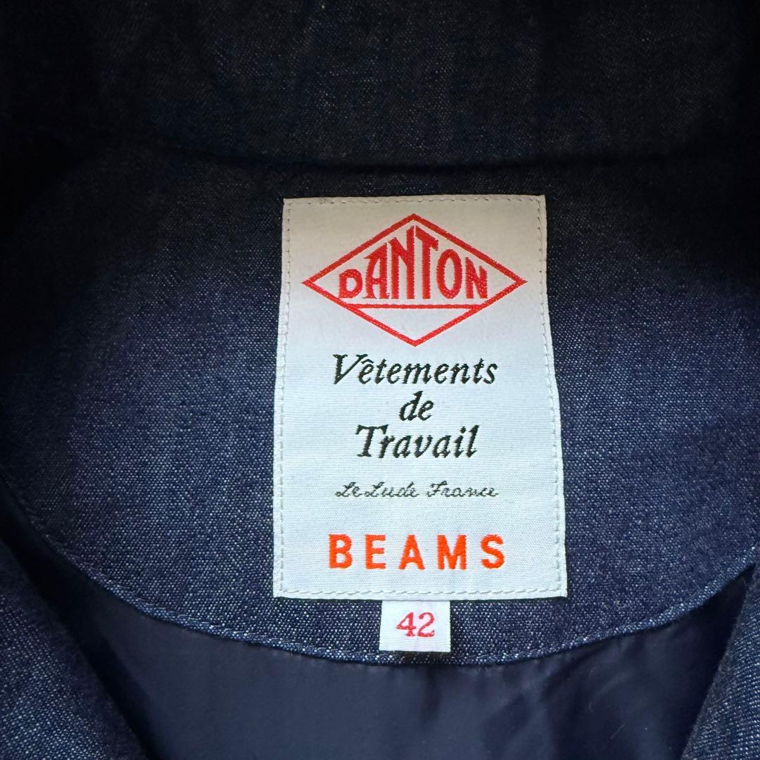 美品⭐︎2WAY DANTON ダントン デニム ダウンベストBEAMS別注 希少