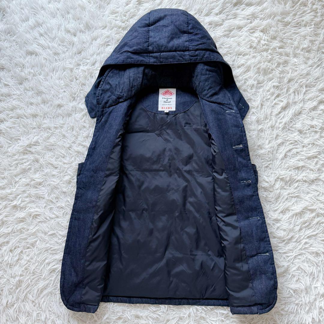 美品⭐︎2WAY DANTON ダントン デニム ダウンベストBEAMS別注 希少