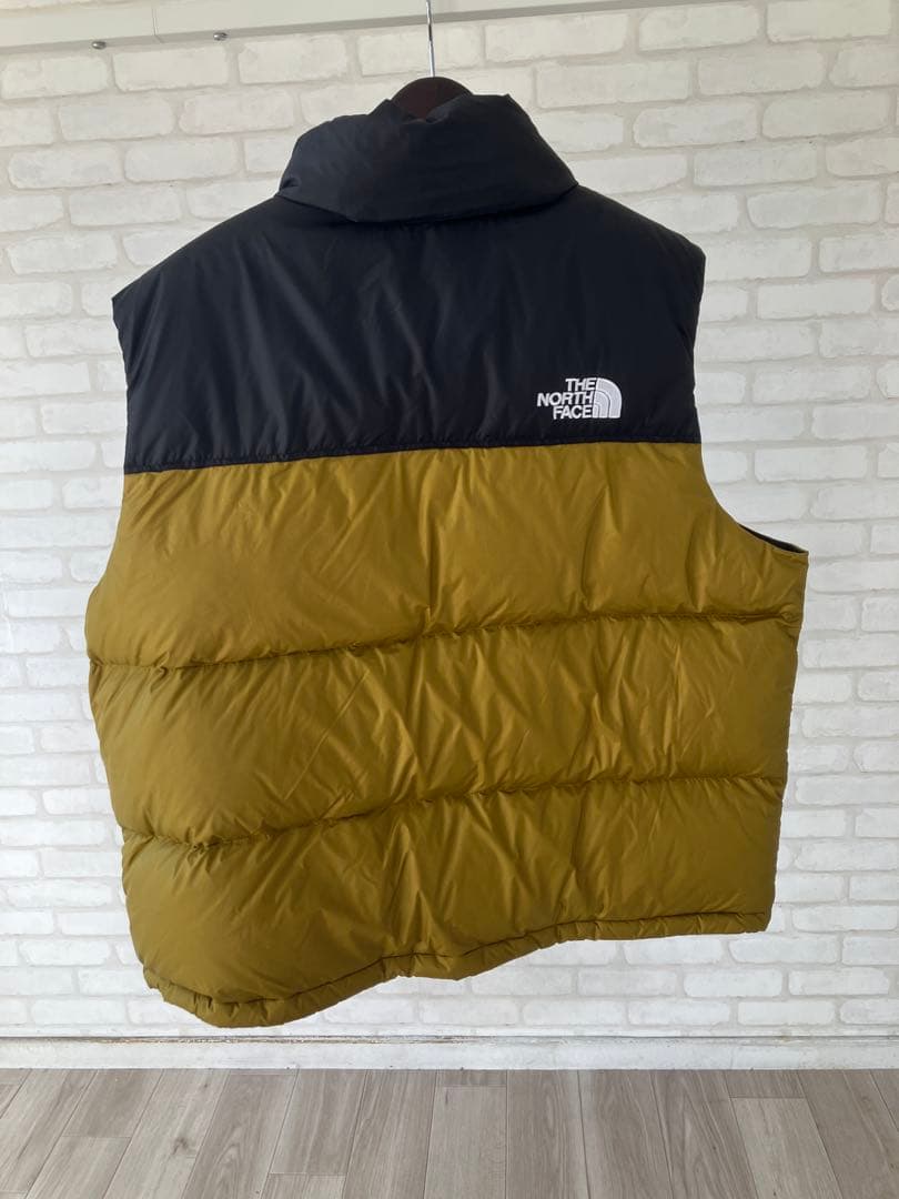 THE NORTH FACE ダウンベスト XXL オリーブ/ブラック