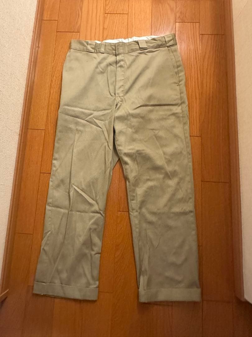 Ｋ*様 70s USA製 Dickies874 ベージュ チビタグ アルミジップ