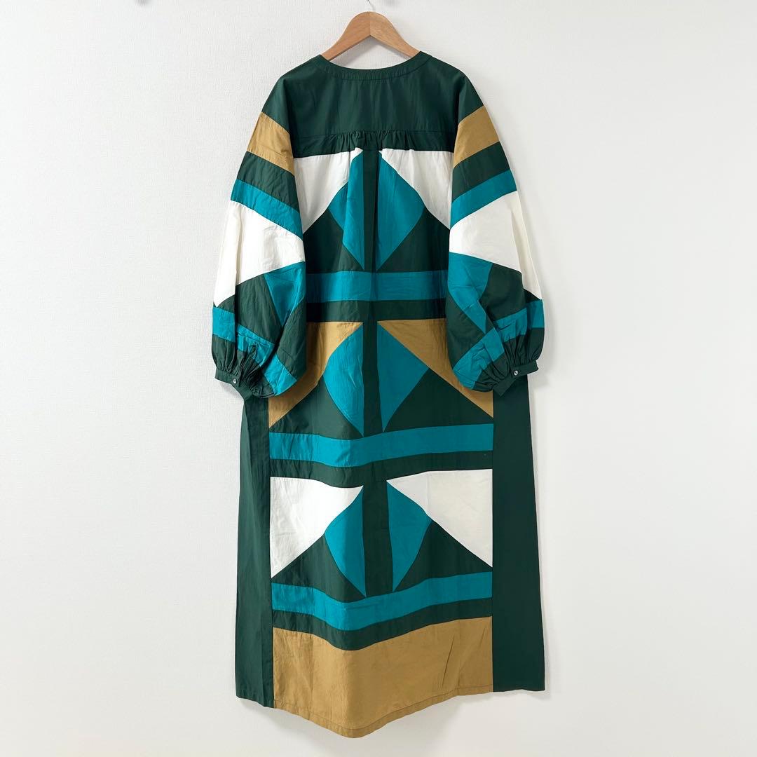 美品✨サラマリカ　Cotton Triangle Patchwork Dress