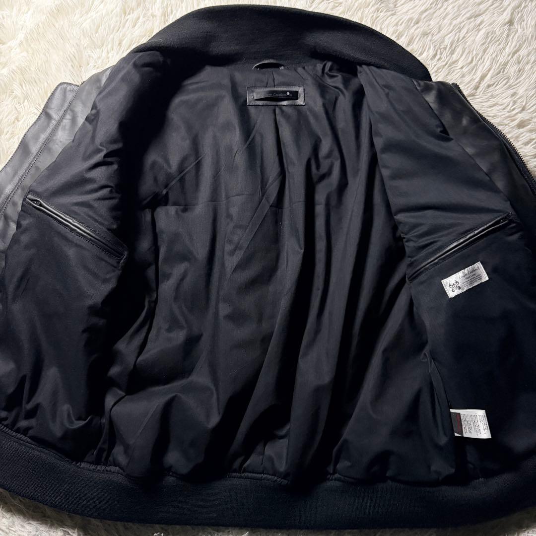 美品■ Liugoo Leathers ライダースジャケット　本革　黒　3L