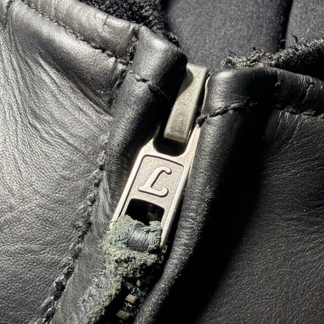 美品■ Liugoo Leathers ライダースジャケット　本革　黒　3L