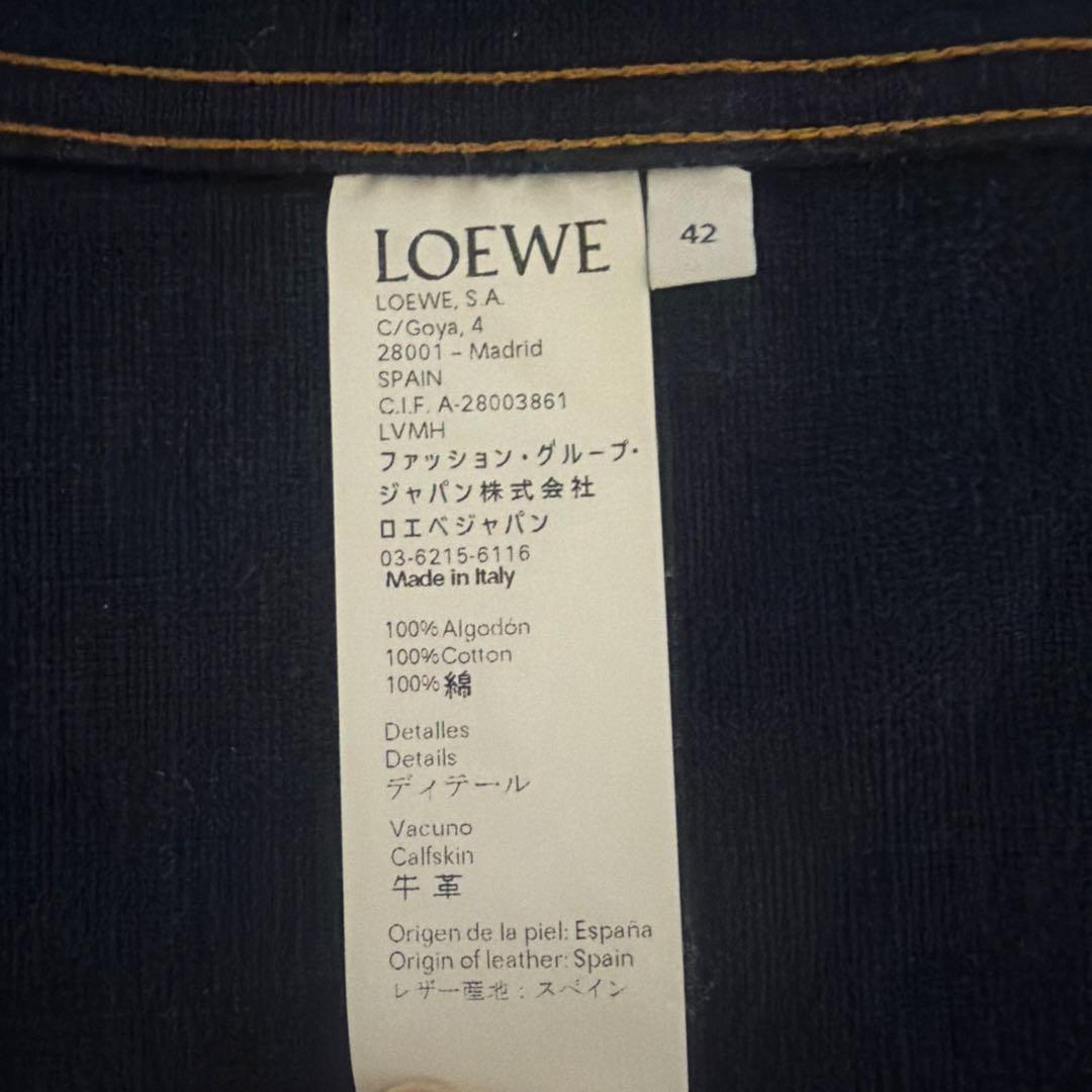 最終値下　ロエベ　デニム　シャツ　ジャケット