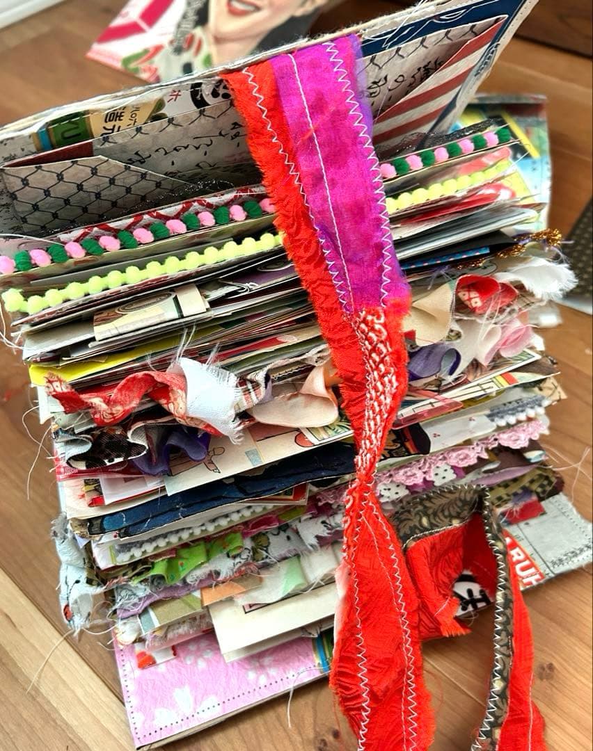 昭和レトロ　雑記帳　カラフル盛り　紙もの　おすそ分け