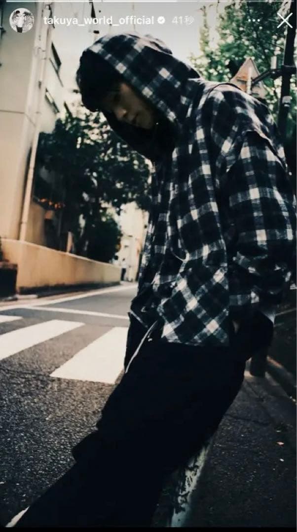 takuya∞着用　デニムジャケット　チェックシャツ　セット