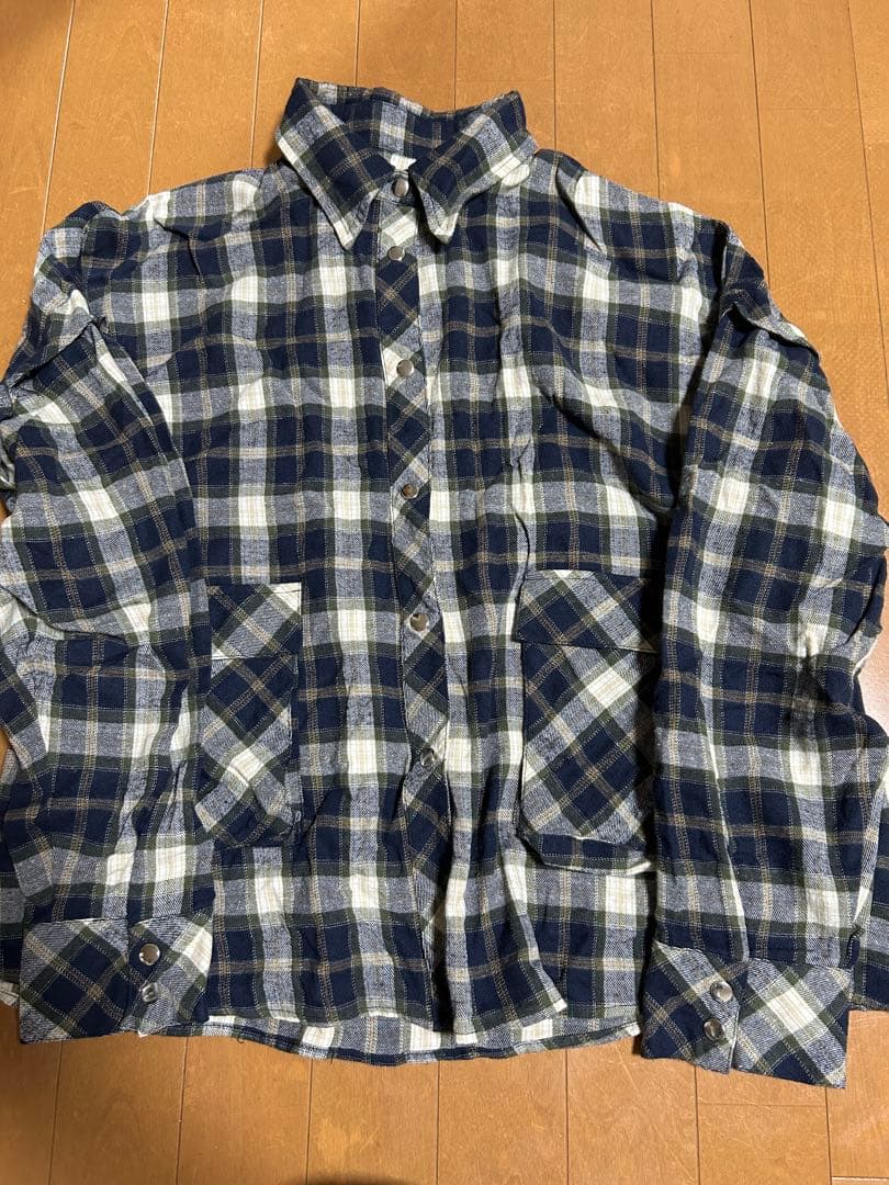 takuya∞着用　デニムジャケット　チェックシャツ　セット