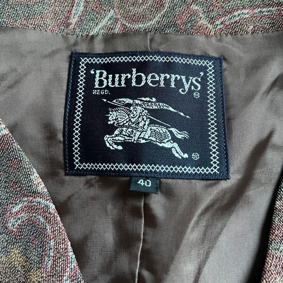 HB 　Burberrys　バーバリーズ　ペイズリー柄　ジャガード